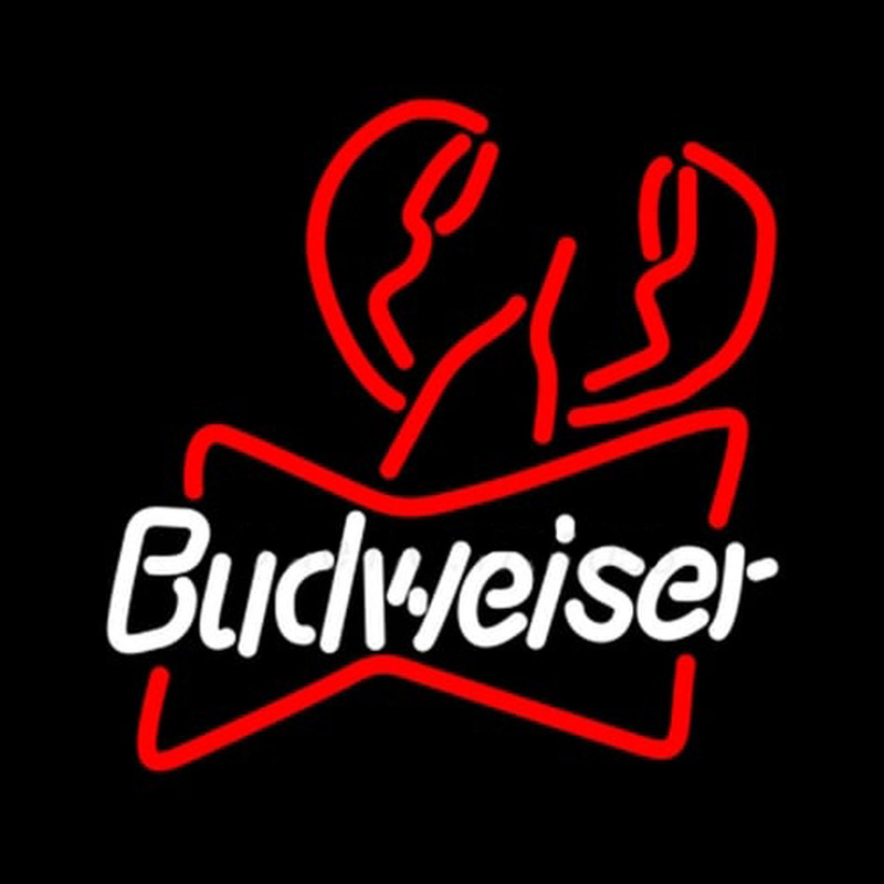 Budweiserr Lobster Neonskylt