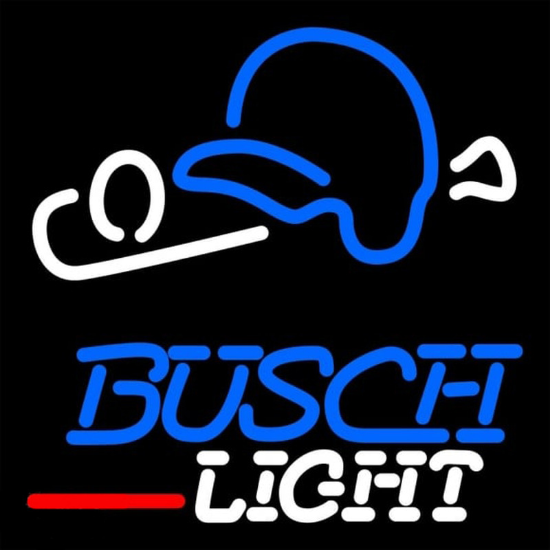 Busch Light Baseball Beer Sign Neonskylt