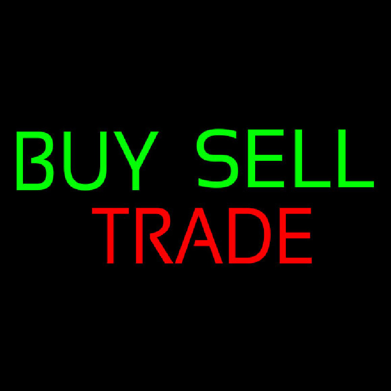 Buy Sell Trade Neonskylt