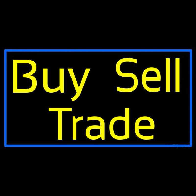 Buy Sell Trade Neonskylt