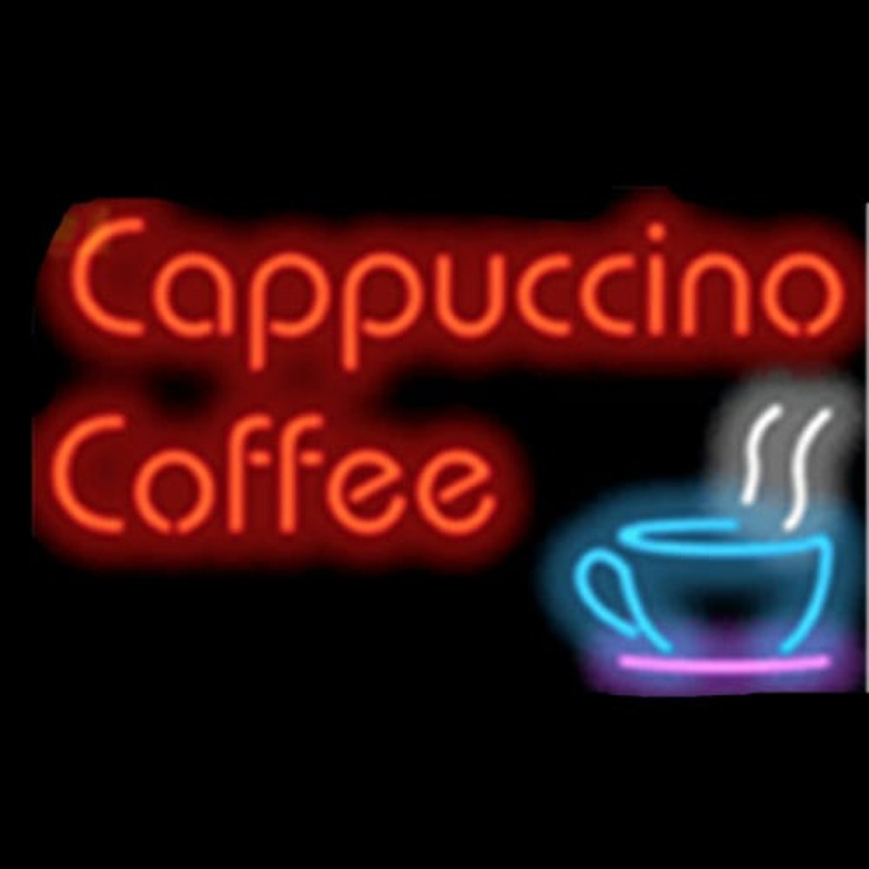 CAPPUCCINO COFFEE Neonskylt