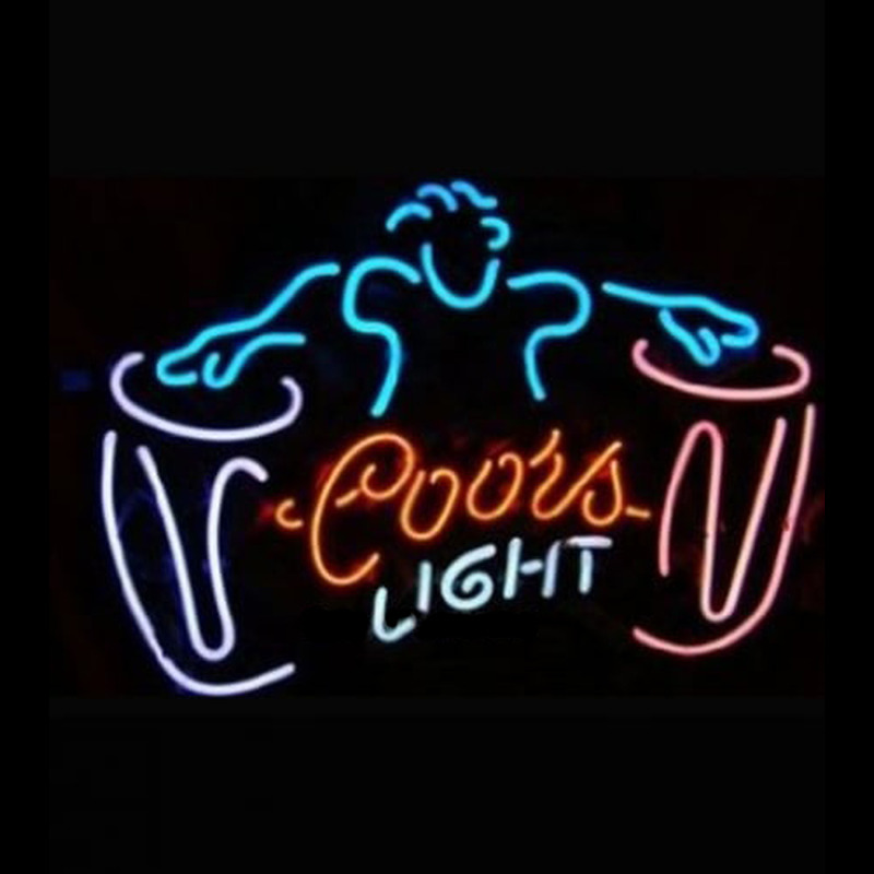 COORS LIGHT DRUM Neonskylt