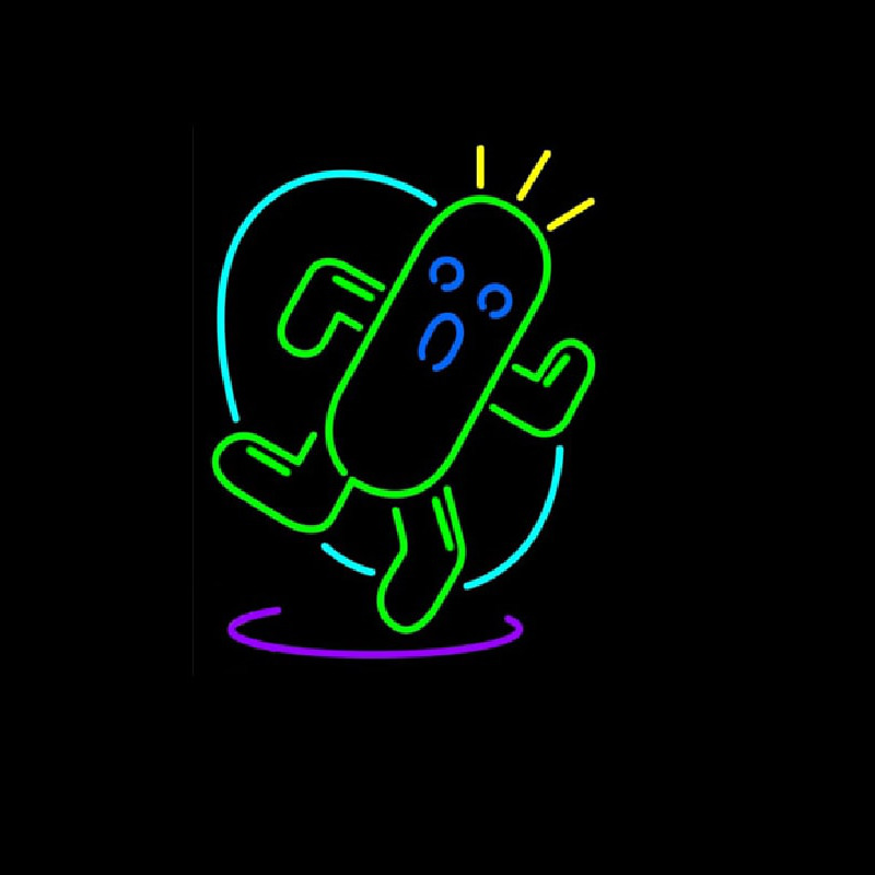 Cactuar Neonskylt