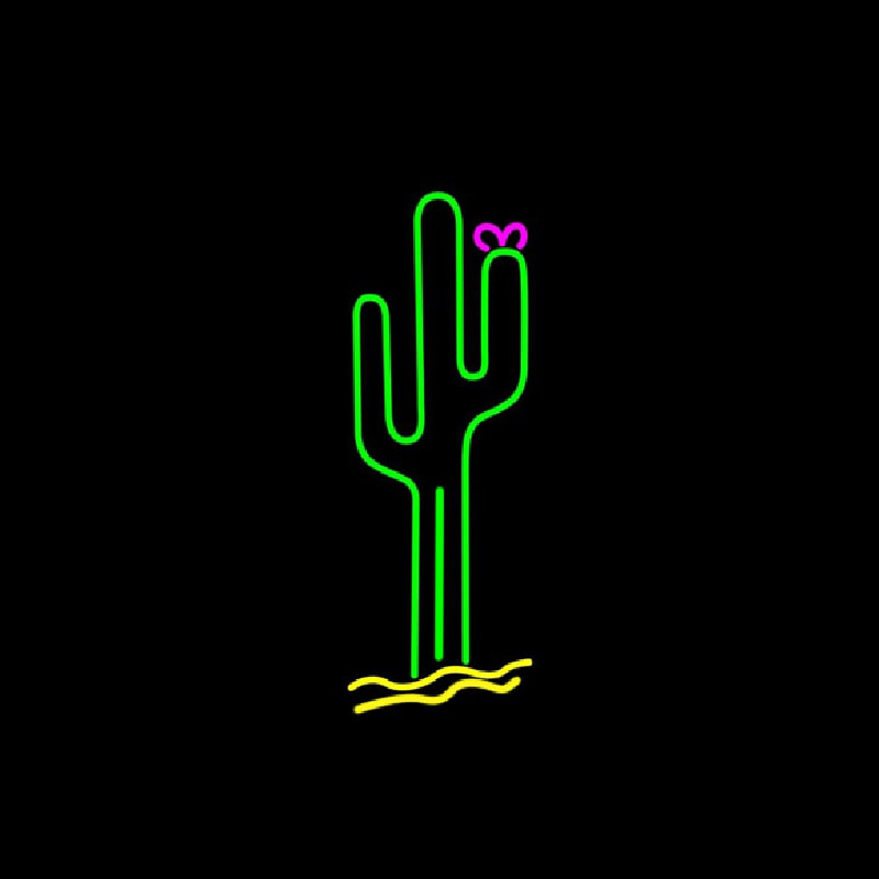 Cactus Neonskylt