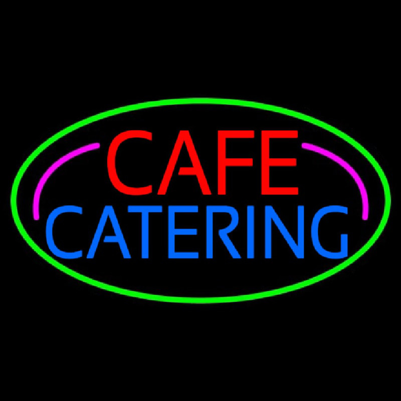 Cafe Catering Neonskylt