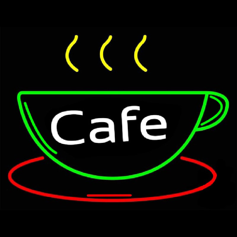 Cafe Cup Neonskylt