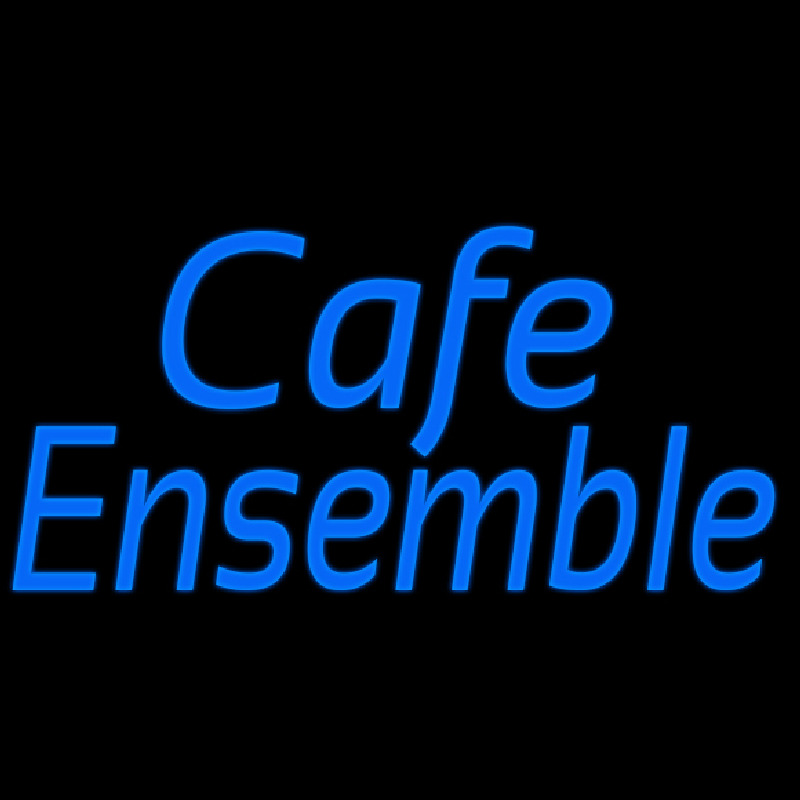 Cafe Ensemble Neonskylt