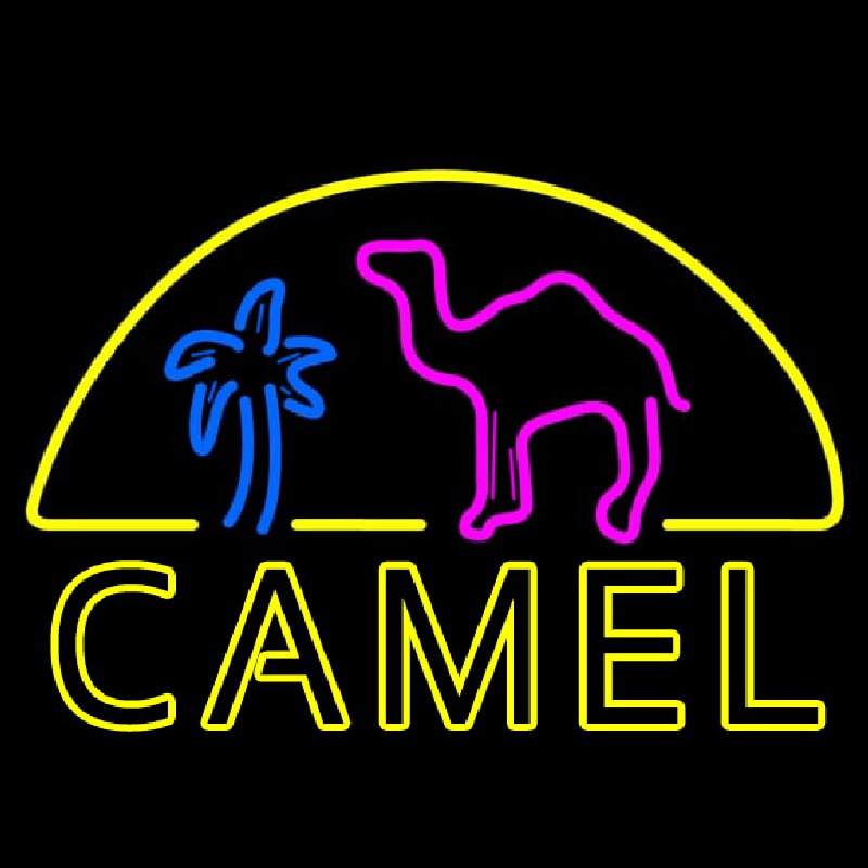 Camel Palm Neonskylt