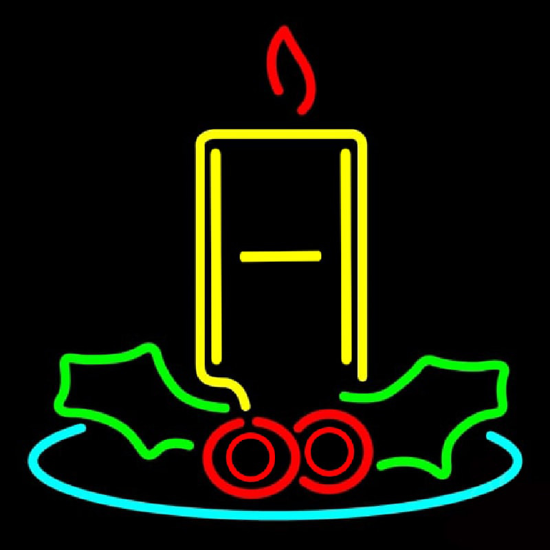 Candle Neonskylt