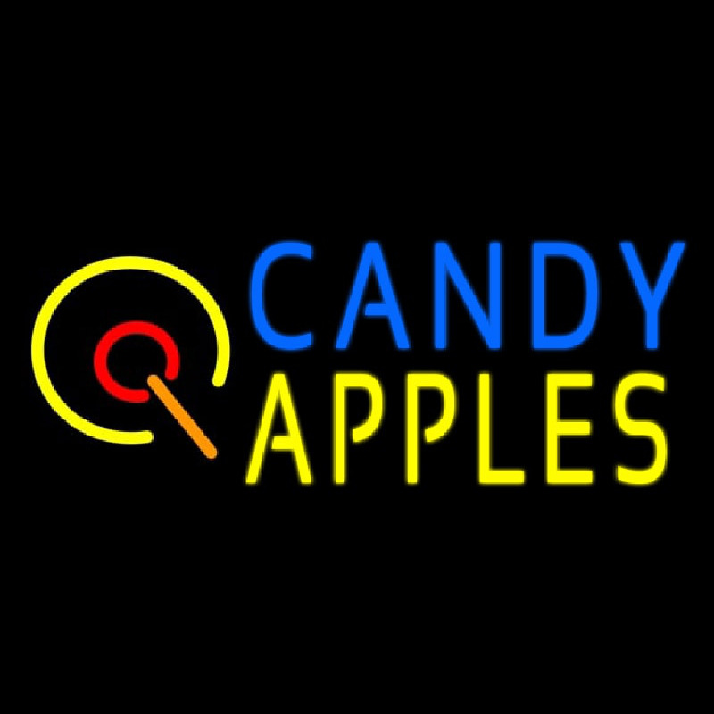 Candy Apples Apple Neonskylt