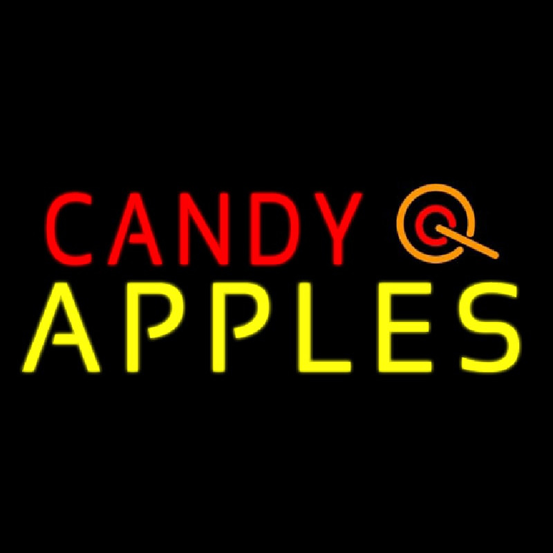 Candy Apples Apple Neonskylt
