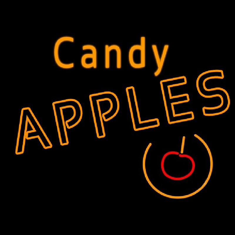 Candy Apples Apple Neonskylt