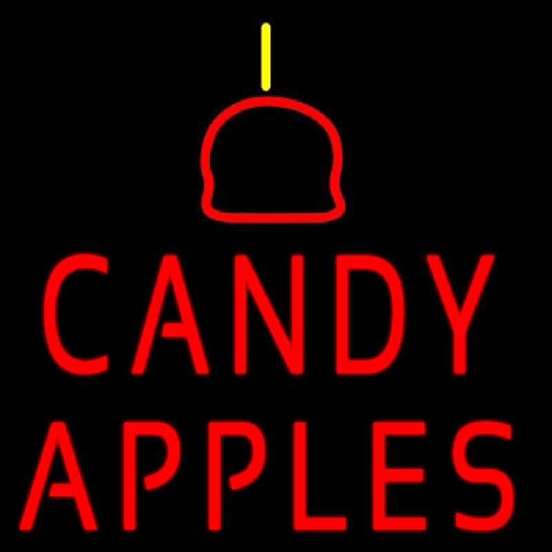 Candy Apples Neonskylt