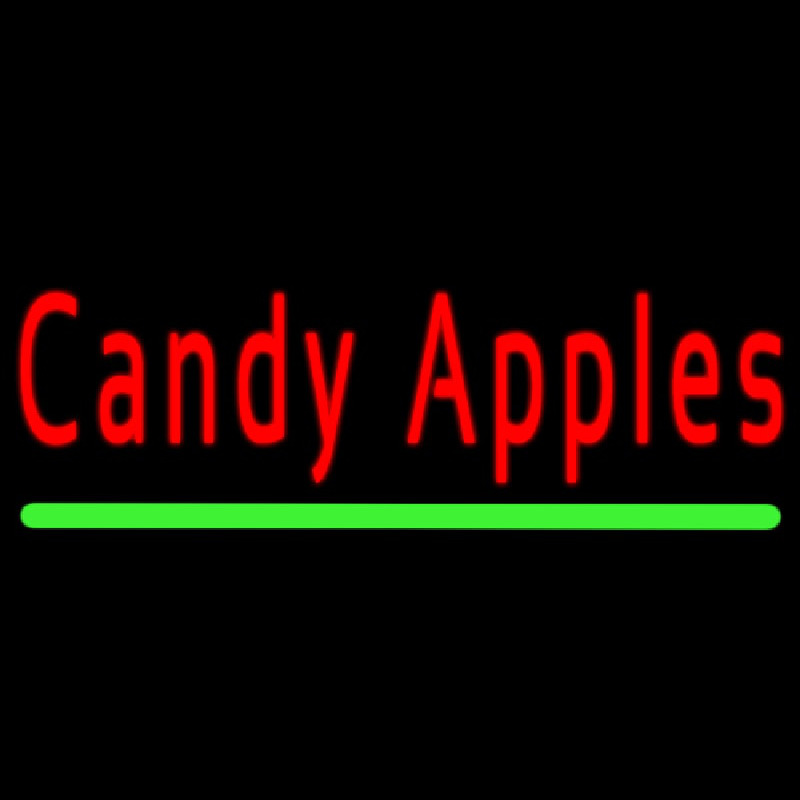 Candy Apples Neonskylt