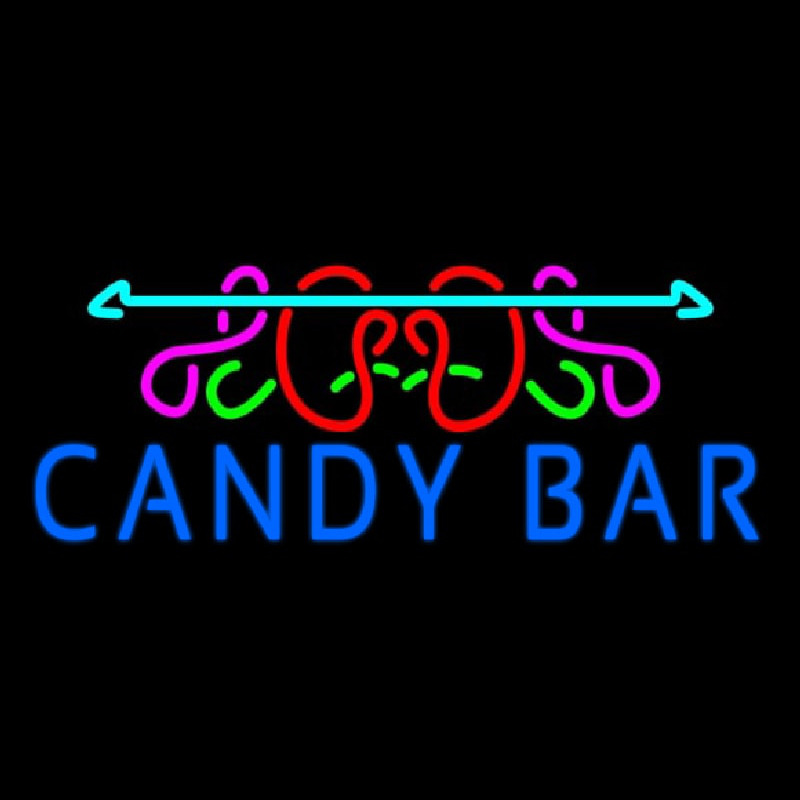 Candy Bar Neonskylt