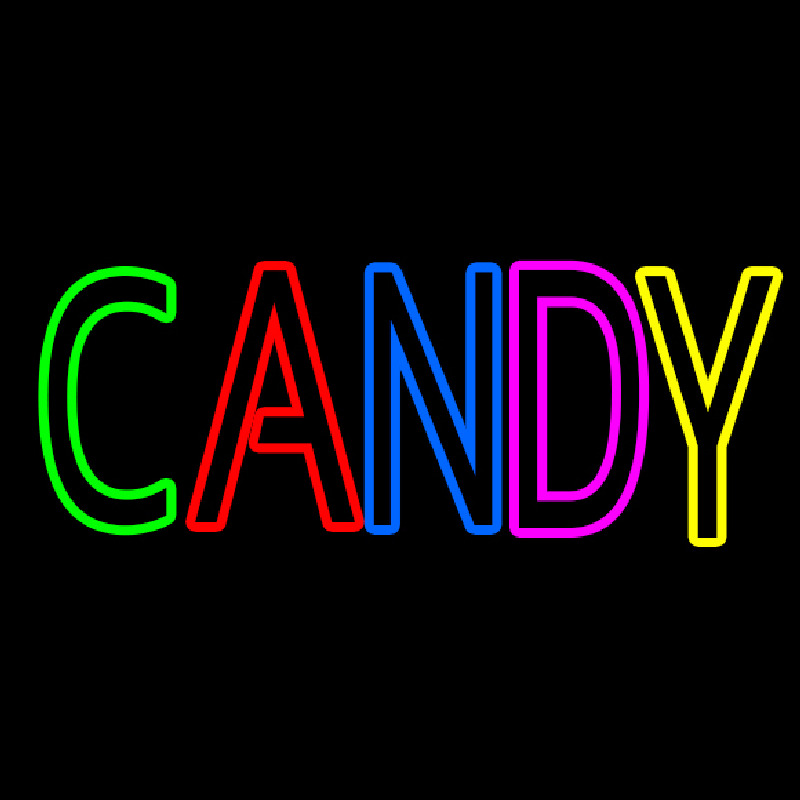 Candy Neonskylt