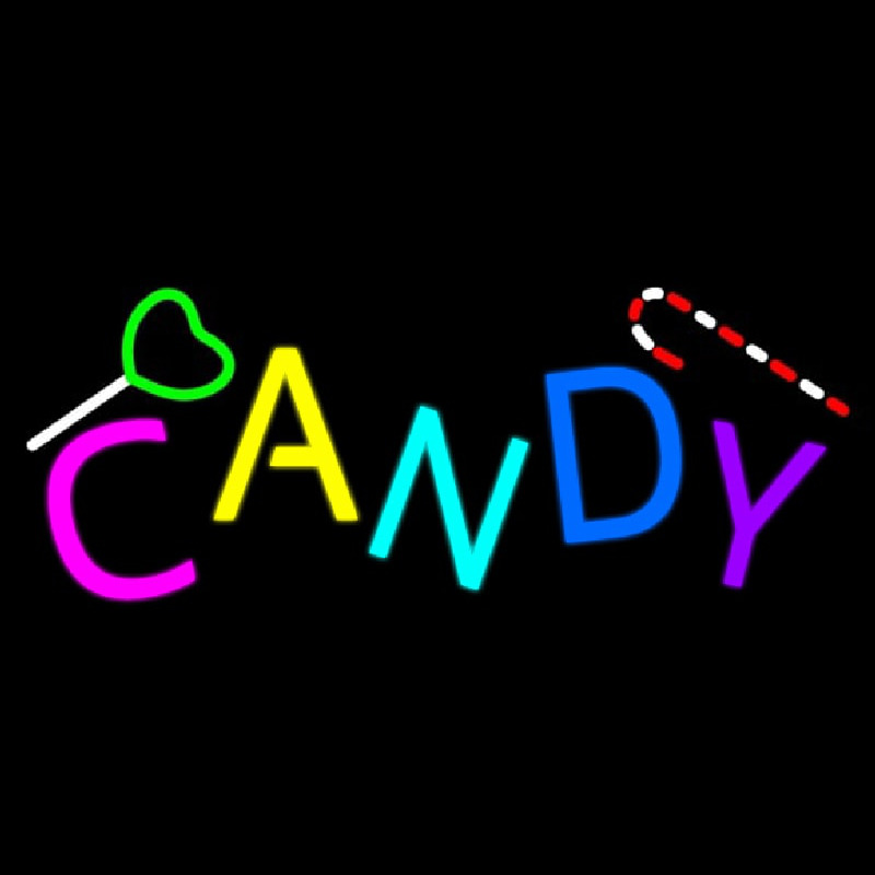 Candy Symbol Neonskylt