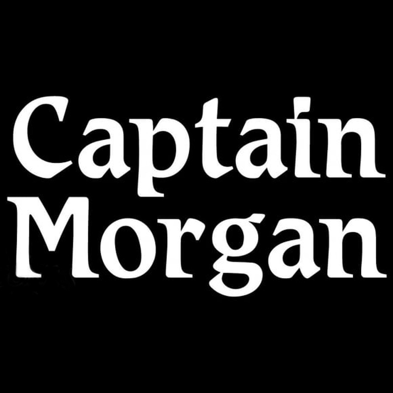 Captain Morgan White Beer Sign Neonskylt