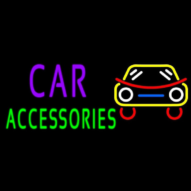 Car Accessories Neonskylt