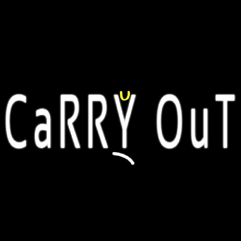 Carry Out Neonskylt