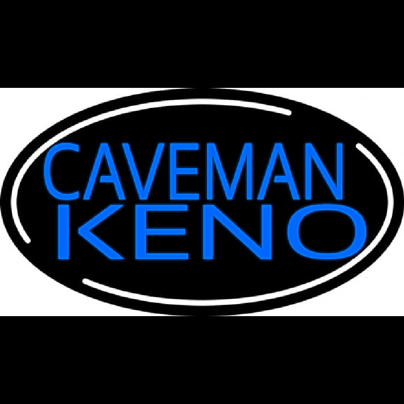 Caveman Keno 4 Neonskylt