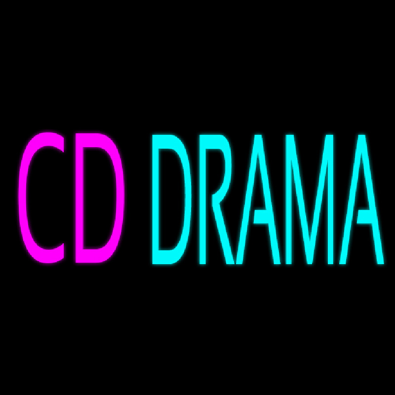 Cd Drama Neonskylt