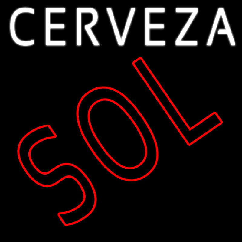 Cerveza Sol Neonskylt