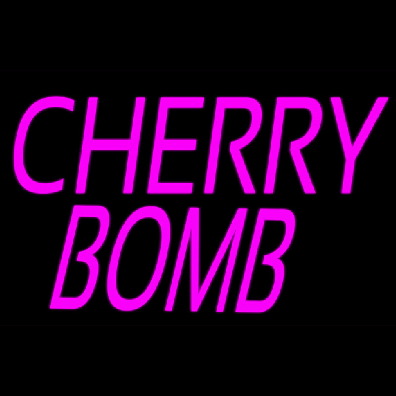 Cherry Bomb Neonskylt