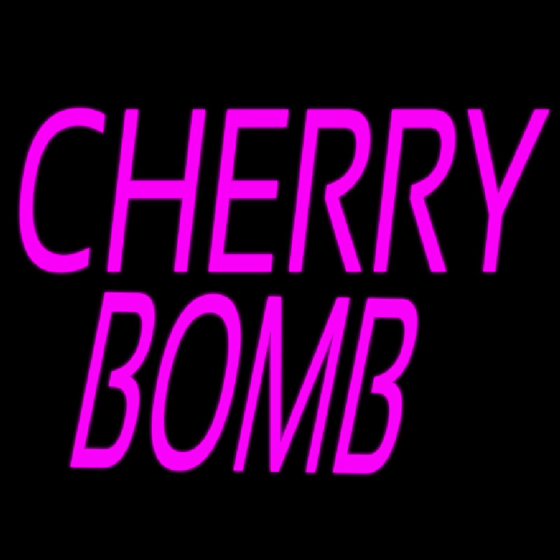 Cherry Bomb Neonskylt