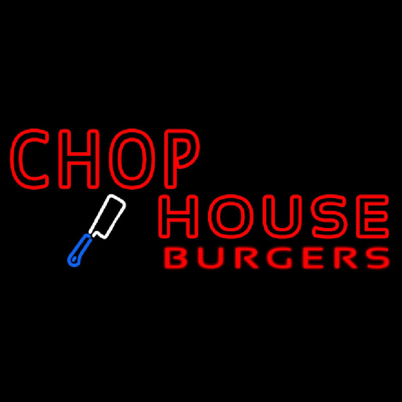 Chophouse Burgers Neonskylt