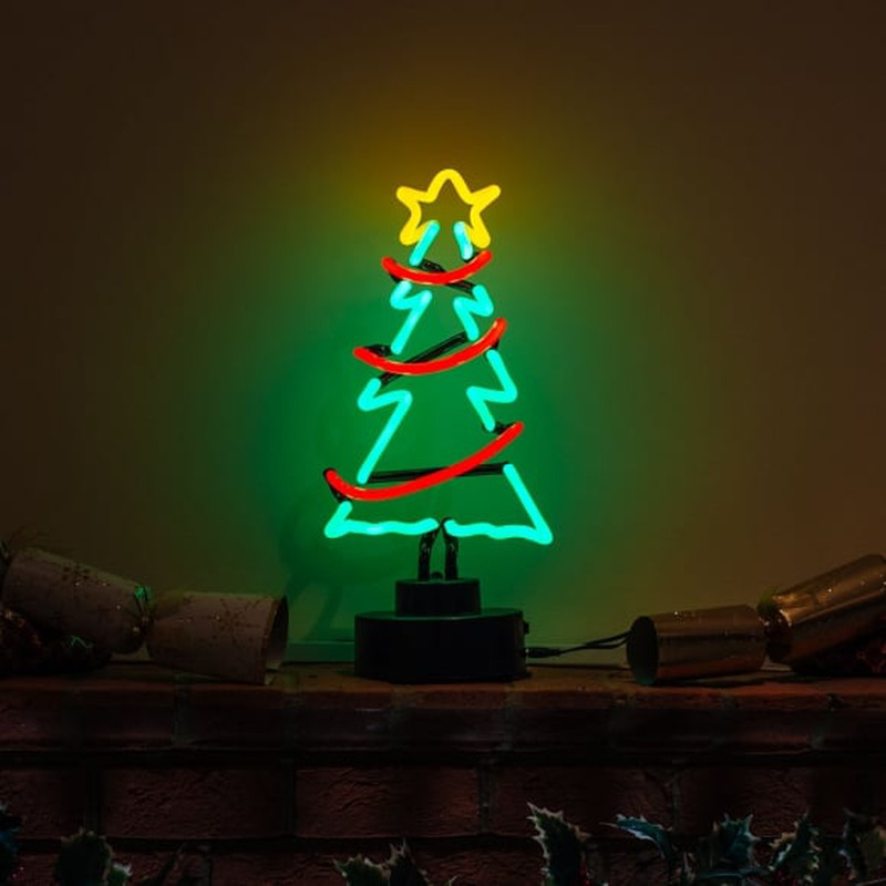Christmas Tree 2 Desktop Neonskylt