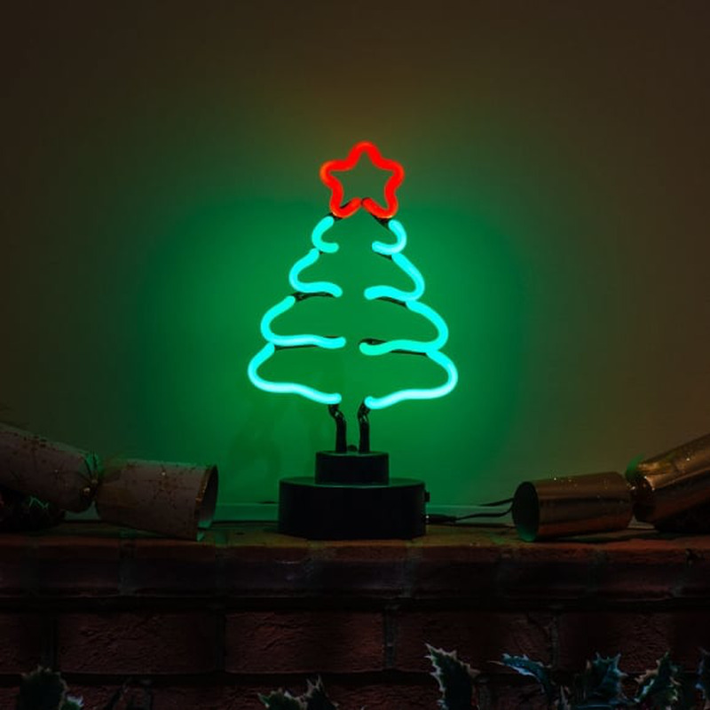 Christmas Tree Desktop Neonskylt