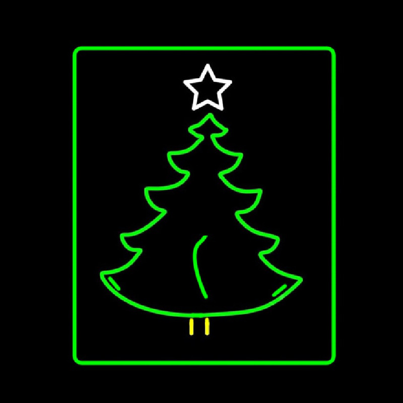 Christmas Tree Logo Neonskylt