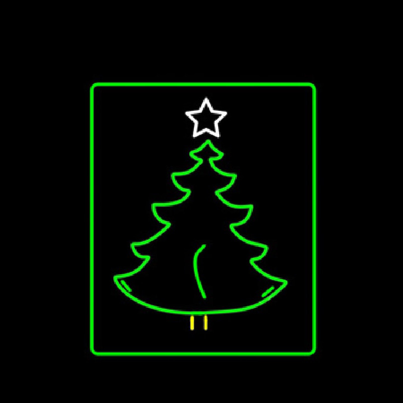 Christmas Tree Logo Neonskylt