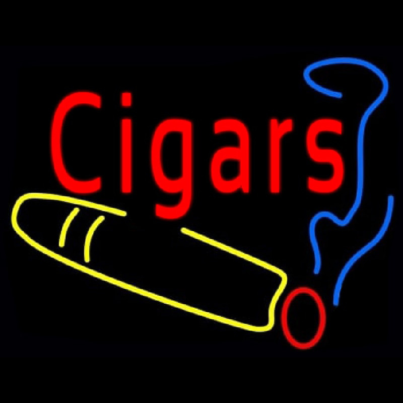 Cigars Logo Neonskylt