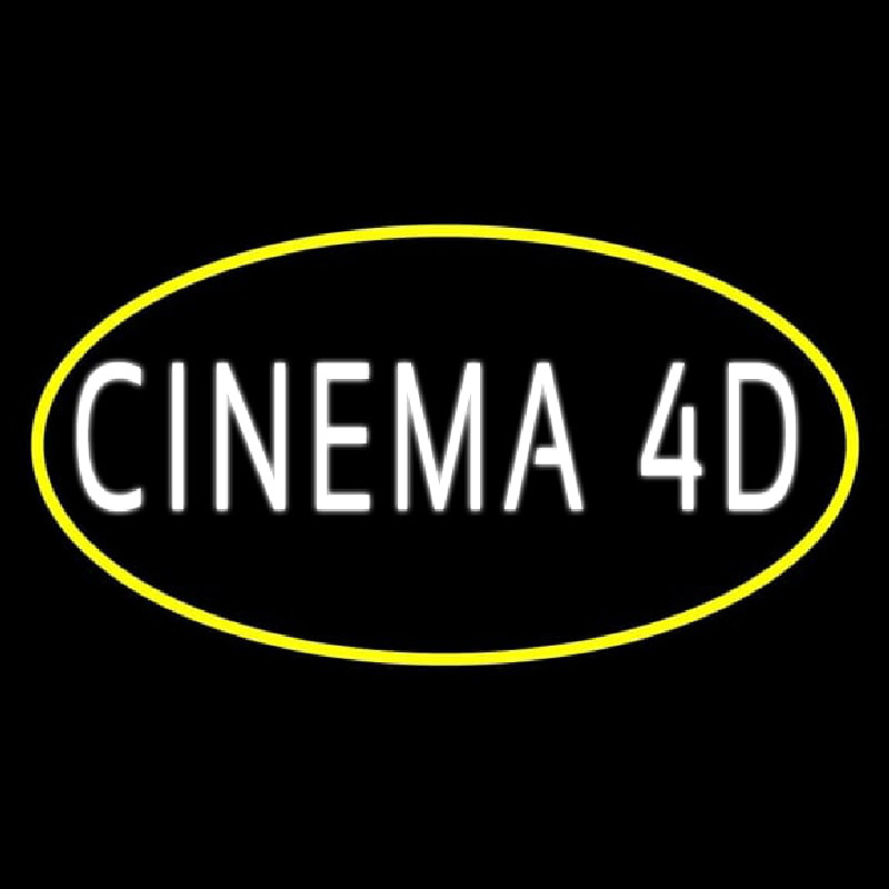 Cinema 4d With Border Neonskylt