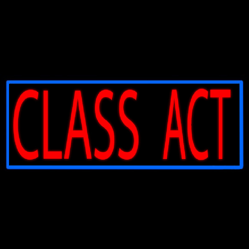 Class Act Border Neonskylt