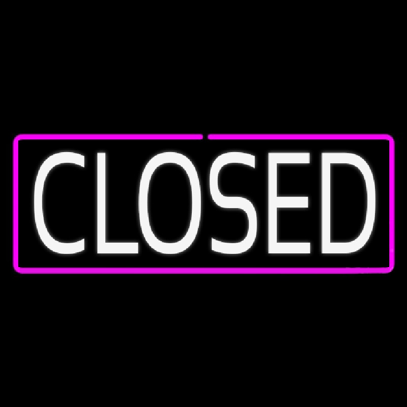 Closed Neonskylt