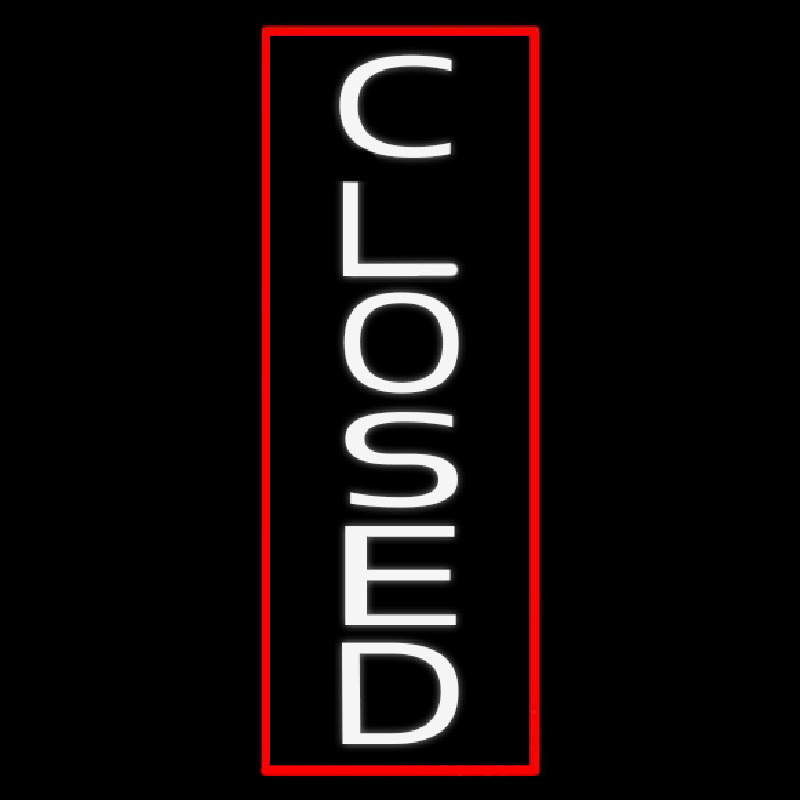 Closed Neonskylt