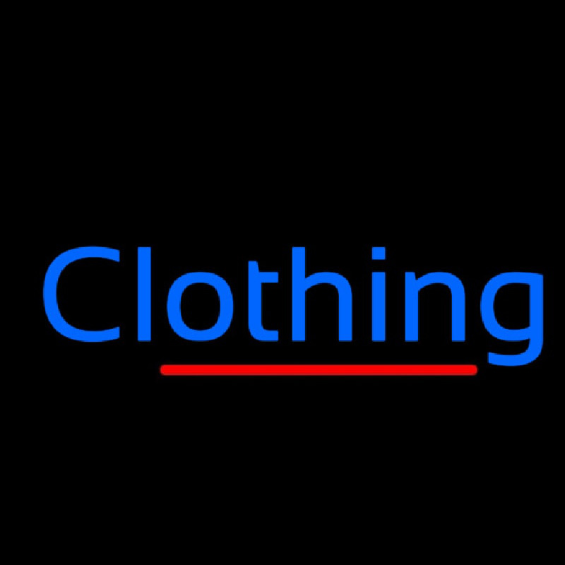 Clothing Neonskylt