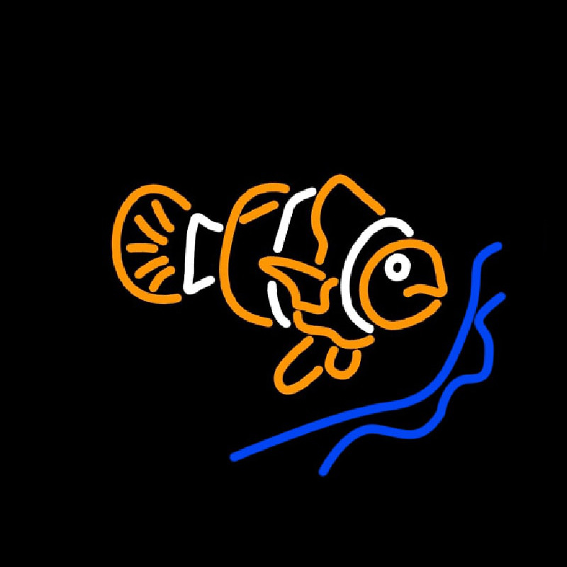 Clown Fish Neonskylt
