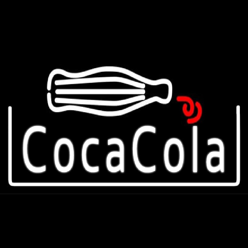 Coca Cola Coke Bottle Soda Neonskylt