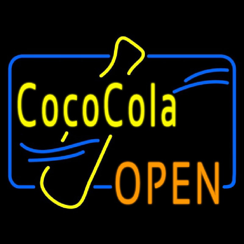 Coca Cola Open Neonskylt