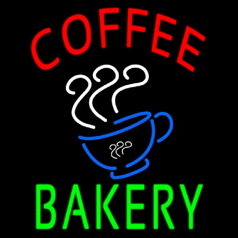 Coffee Bakery Neonskylt