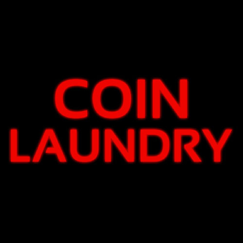 Coin Laundry Neonskylt