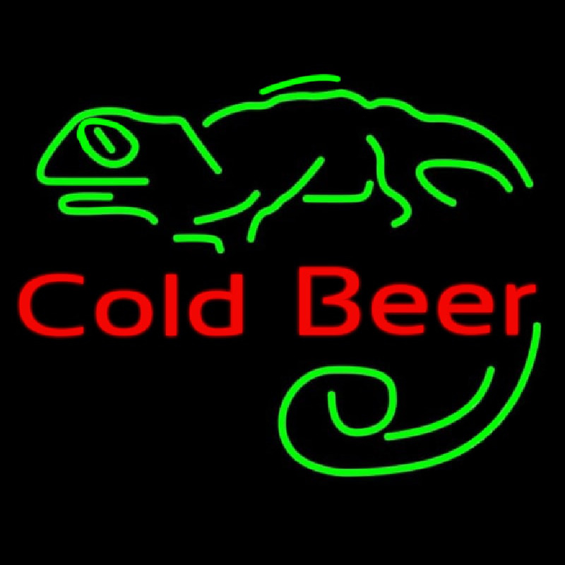 Cold Beer Bar Neonskylt