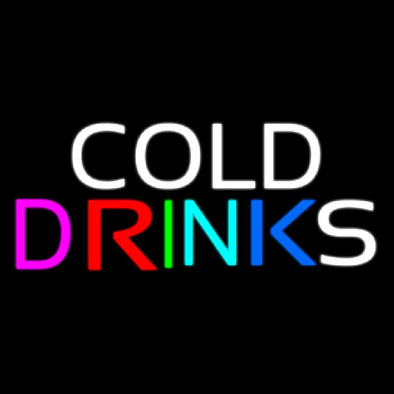 Cold Drinks Neonskylt