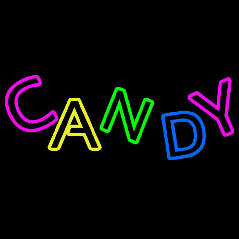 Colorfull Candy Neonskylt