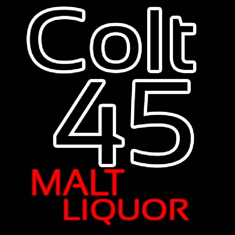 Colt 45 Beer Sign Neonskylt