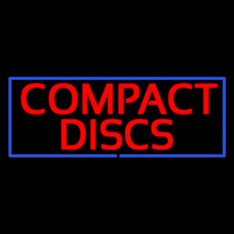 Compact Discs Neonskylt